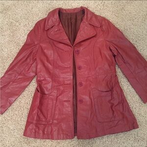 Vintage leather jacket